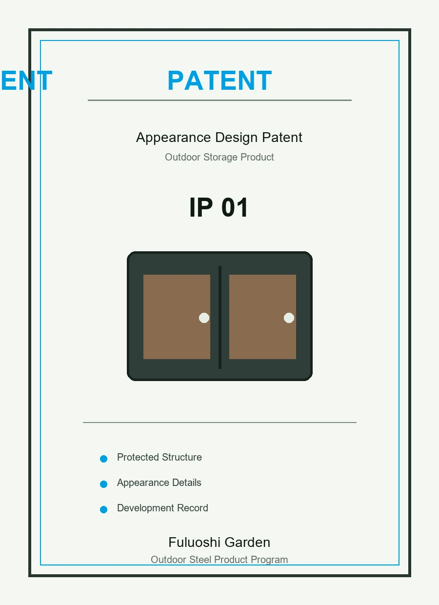 Appearance design patent support
