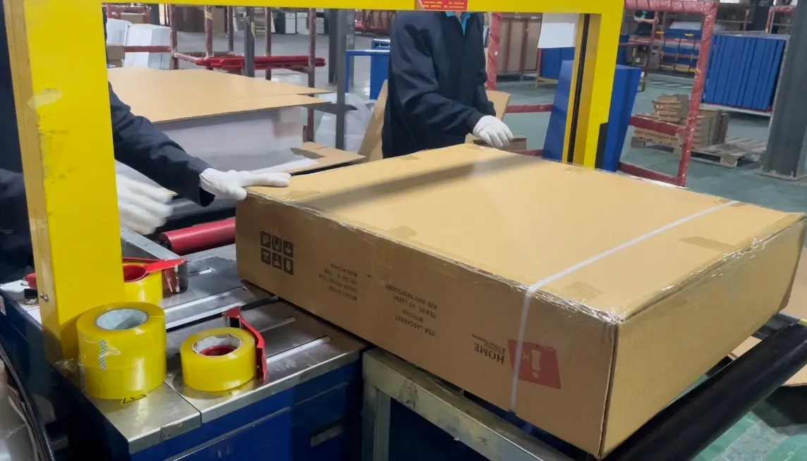 Kontrolle der Exportverpackung