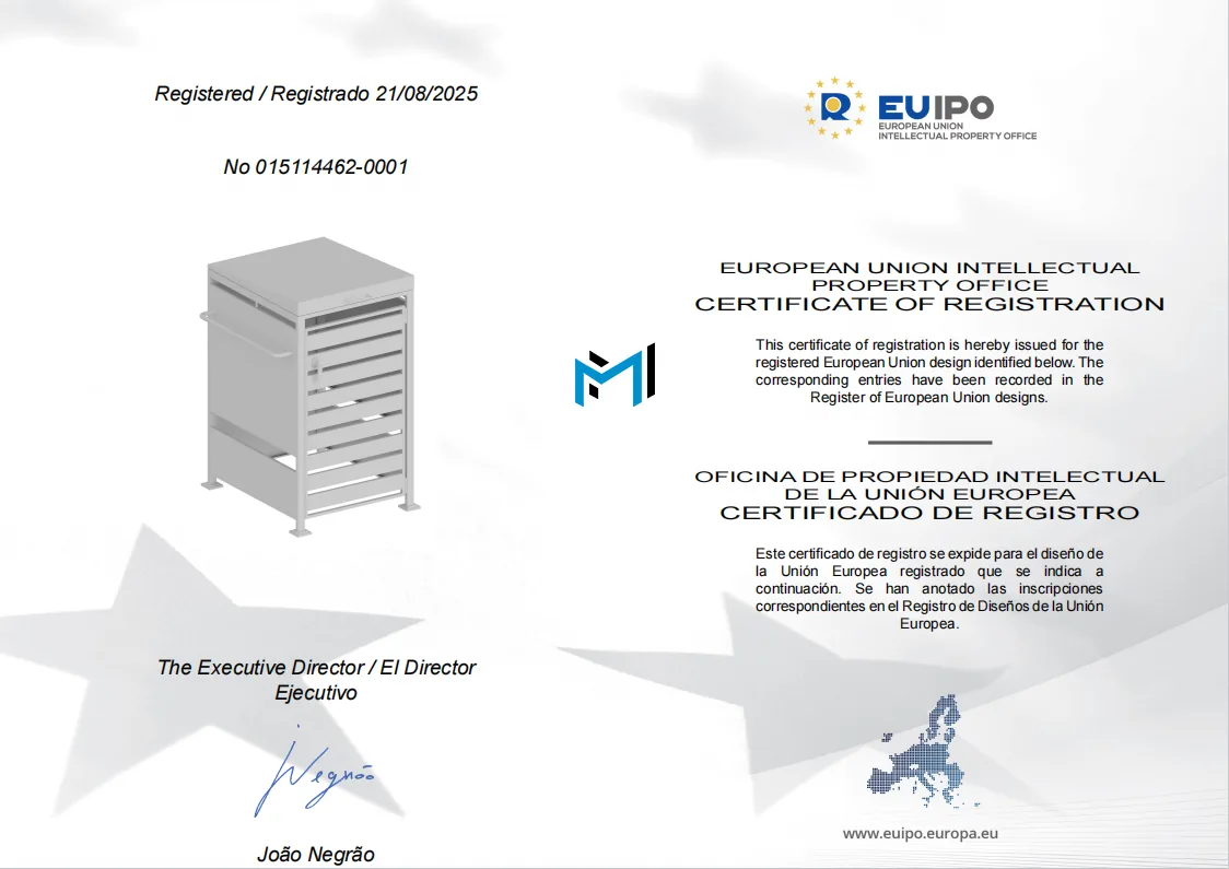 Patent Certificate No. 015114462-0001