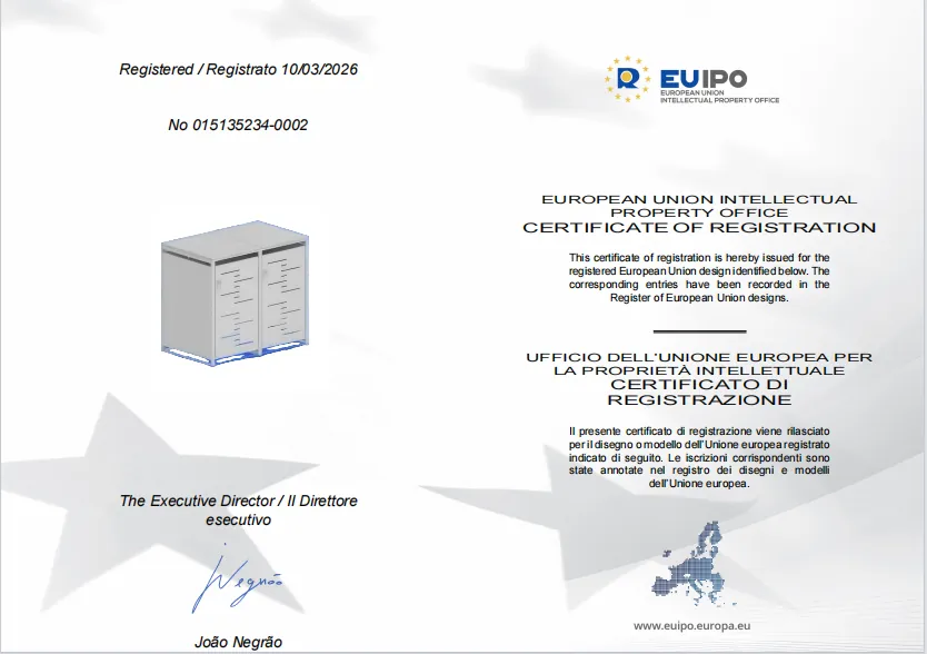 Patent Certificate No. 015135234-0002