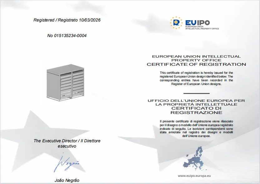 Patent Certificate No. 015135234-0004