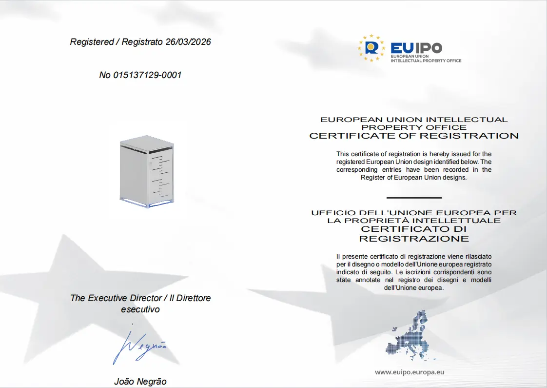 Patent Certificate No. 015137129-0001