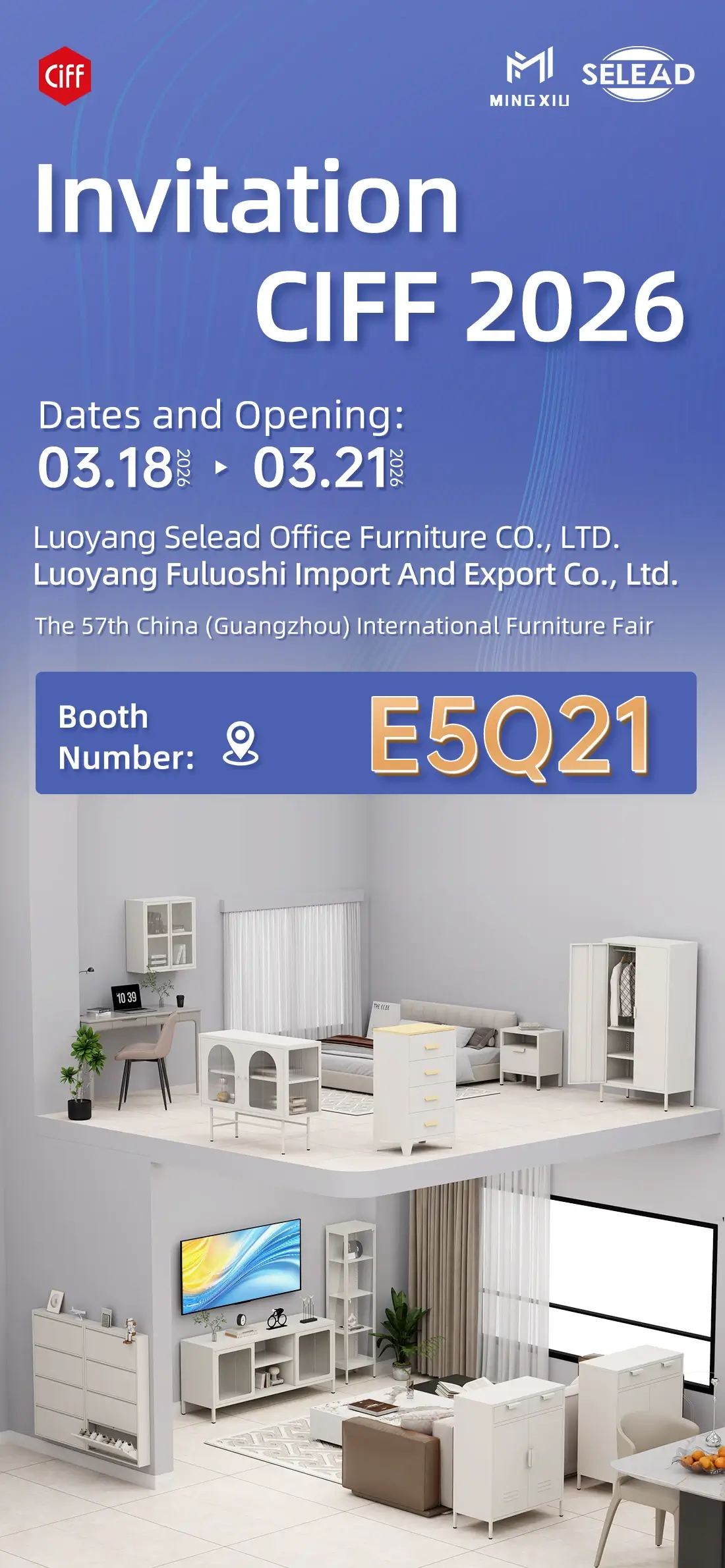 Selead trade fair booth